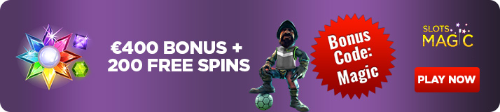 400€ bonus + 200 freespins